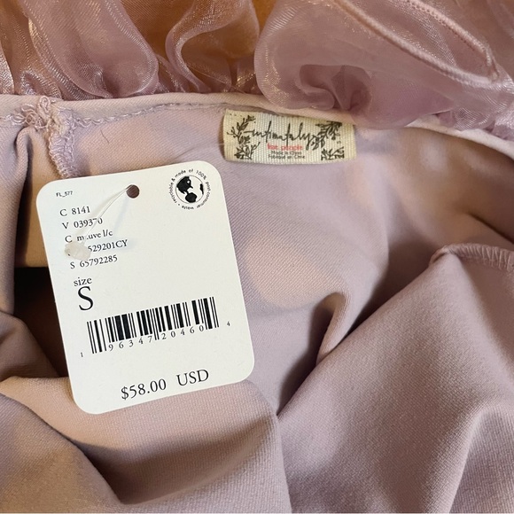 NWT Free People Haute Wired Tulle Bodysuit - Picture 5 of 6